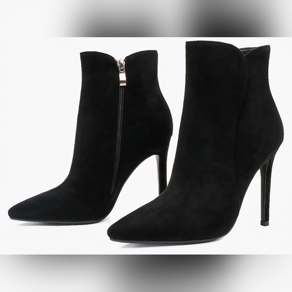 JOY IN LOVE Shoes - JOY IN LOVE 4 inch Stiletto Ankle Booties #660